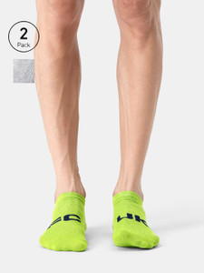FCUK Men Solid Peds/Footie/No-Show