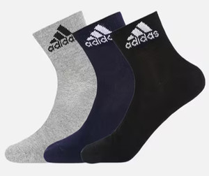 ADIDAS पुरुषों के लिए एंकल तक लंबाई  मोज़े