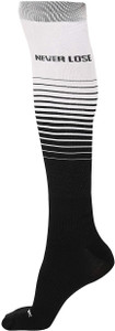 never lose Men & Women Striped Knee High