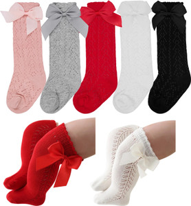 heartbury Baby Girls Solid Knee High