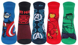 Supersox Disney लड़कों के लिए बुना हुआ एंकल तक लंबाई  मोज़े