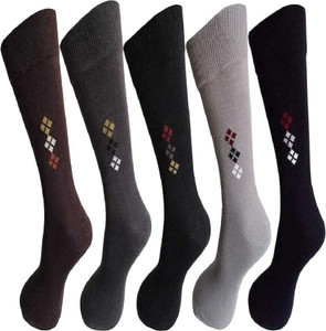 VAPINDIA Men & Women Solid Calf Length, Mid-Calf/Crew, Knee High