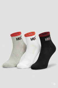 HRX Men Solid Ankle Length Socks (Pack of 3) - Image 6
