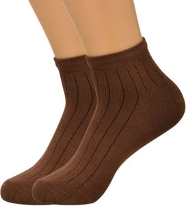 MERCEHIVE Men & Women Striped Ankle Length, Mid-Calf/Crew, Peds/Footie/No-Show