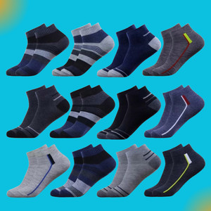 MJE Men & Women Solid Ankle Length, Peds/Footie/No-Show