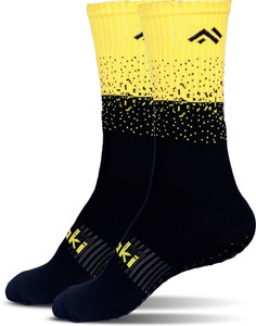 MIZAKI Unisex Color Block Calf Length