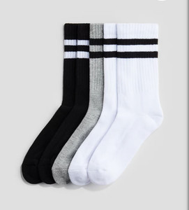 FINZER Women Striped Mid-Calf/Crew