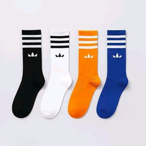 SocksySocks Unisex Striped Calf Length Pack of 4 - Image 4