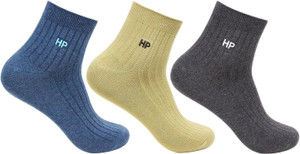 HUSH PUPPIES Fashion/ Casual/ Bold Ankle Length Socks for पुरुषों के लिए सेल्फ डिज़ाइन एंकल तक लंबाई  मोज़े
