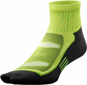 Frido Active Socks, Anti-Sweat, Neon Green, Small, Pack of 1 Unisex Mid-Calf/Crew