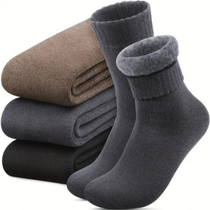 HICODE Men & Women Solid Mid-Calf/Crew