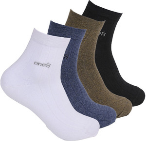 one8 By Virat Kohli Breathable Casual, Running, Gym, Training High-Ankle Cotton Socks Men Ankle Length
