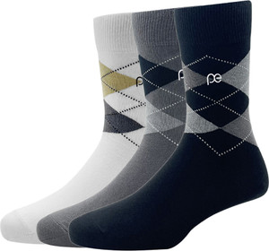 PETER ENGLAND Men Solid Calf Length