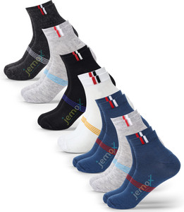 JEMOX Men & Women Solid Ankle Length