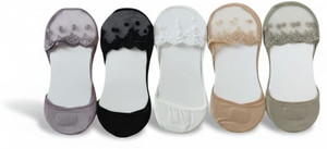 STITCH HOUSE Women Embriodered Peds/Footie/No-Show