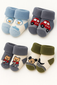 A FOR APPLE Baby Boys & Baby Girls Animal Print Ankle Length