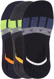 Dollar Men Color Block Peds/Footie/No-Show