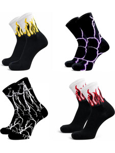 Anjani Creation Men & Women Self Design, Solid, Printed Calf Length, Mid-Calf/Crew
