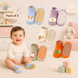 KRIOVELLEA Baby Boys & Baby Girls Animal Print Ankle Length