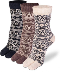 Supersox Winter Thermal Regular Length Socks for Women Printed Calf Length