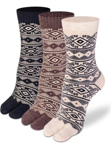 Supersox Winter Thermal Regular Length Socks for Women Printed Calf Length
