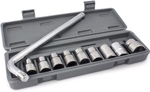 Flipkart SmartBuy 10 Pieces Hand Tools Wrench Set Spanner Set Tool Kit Socket Set