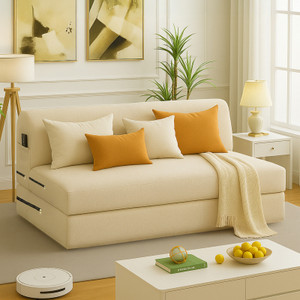 Trevi Dream Lux Sofa Cum Bed 5x6 Foldable 3 Seater Double Foam Fold Out Sofa Cum Bed