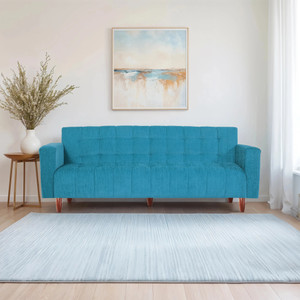 Seventh Heaven Lisbon Neo 3 Seater Wooden Sofa cum Bed, Chenille Molfino Fabric 72x36x16 3 Seater Single Solid Wood Pull Out Sofa Cum Bed