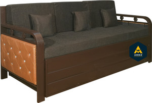 The Amma Enterprises 3 Seater Double Metal Pull Out Sofa Cum Bed