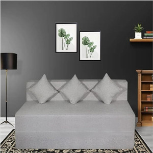 Expecting Smile 4 Seater Double Foam Fold Out Sofa Cum Bed