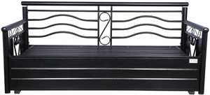 INDIAN FURNITURE MART 3 Seater Double Metal Pull Out Sofa Cum Bed