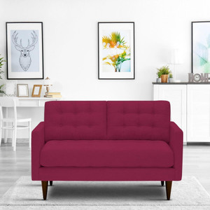 Jeometri Indus Two Seater Sofa For Living Room Comfortable, Space Saving & Durable Design Fabric 2 Seater  Sofa
