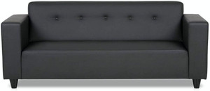 RM HOME amzaya Leatherette 3 Seater  Sofa