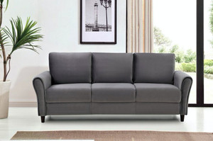 RM HOME IKBILYA Fabric 3 Seater  Sofa