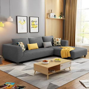 Casaliving Minta Fabric 4 Seater  Sofa