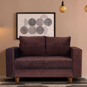 Seventh Heaven Rio 2 Seater Sofa, Extra Spacious, Chenille Molfino Fabric: 1 Year Warranty Fabric 2 Seater Sofa