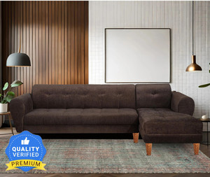 Seventh Heaven Merlin, Extra Spacious, Chenille Molfino Fabric Fabric 6 Seater  Sofa