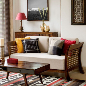 Flipkart Perfect Homes Fabric 3 Seater  Sofa