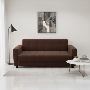 REDCHILLIART Premium Quality Sofa For LivingRomm ll Homell Office Fabric 3 Seater  Sofa