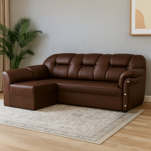 Flipkart Perfect Homes Leatherette 4 Seater  Sofa