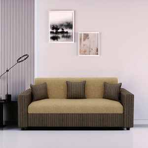 Flipkart Perfect Homes Crete Fabric 3 Seater Sofa