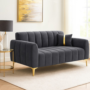 FURNY Harmony 2 Seater Fabric Sofa Set for Living Room Fabric 2 Seater  Sofa