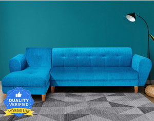 Seventh Heaven Milan 6 Seater Sofa, Extra Spacious, Chenille Molfino Fabric: 1 Year Warranty Fabric 6 Seater  Sofa