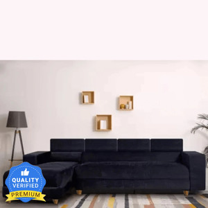 Seventh Heaven Berlin 6 Seater Sofa, Extra Spacious, Chenille Molfino Fabric: 2 Year Warranty Fabric 6 Seater  Sofa