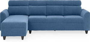 duroflex Zivo Plus Interchangeable Lounger (Chaise) Set Fabric 3 Seater  Sofa
