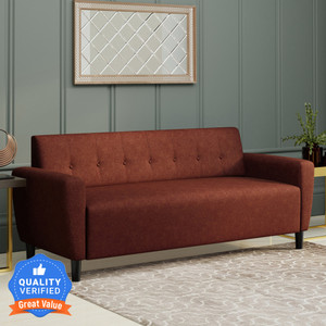 Flipkart Perfect Homes Felix Fabric 3 Seater  Sofa
