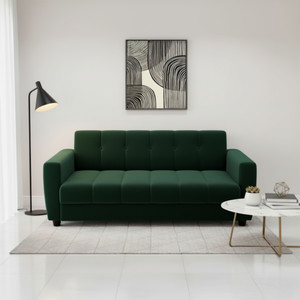 REDCHILLIART Premium Quality Sofa For LivingRomm ll Homell Office Fabric 3 Seater  Sofa