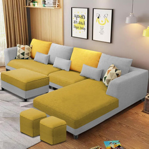 Casaliving Minta Fabric 8 Seater Sofa