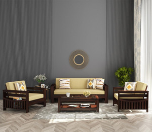 Utkarsh Premium Sheesham Wooden 5 Seater Sofa for Living Room Fabric 5 Seater  Sofa