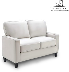 Homeify Nirvan 3 Seater Fabric Upholstered Sofa Set for Living Room Fabric 3 Seater Sofa